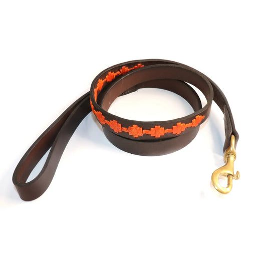 GEORGIE PAWS OCHRE POLO BARK LEAD