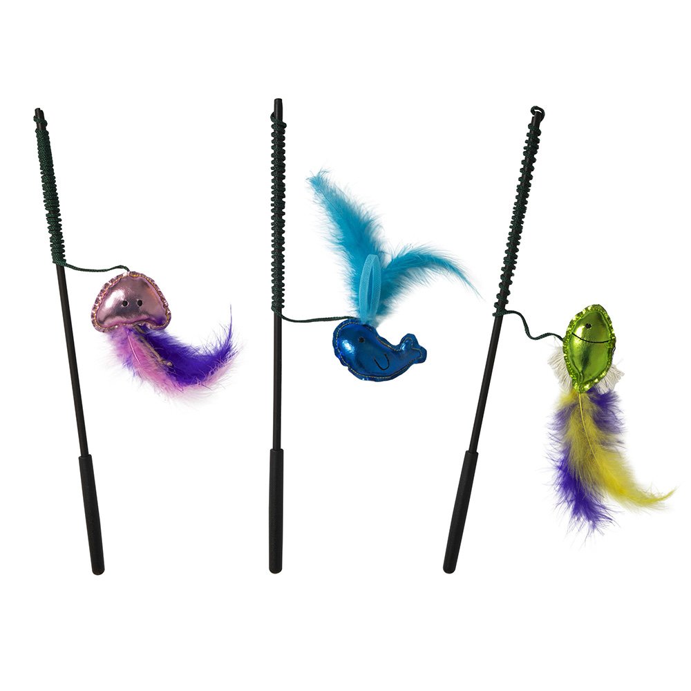 JW WANDERFULS CAT TOY 38CM POLE LENGTH