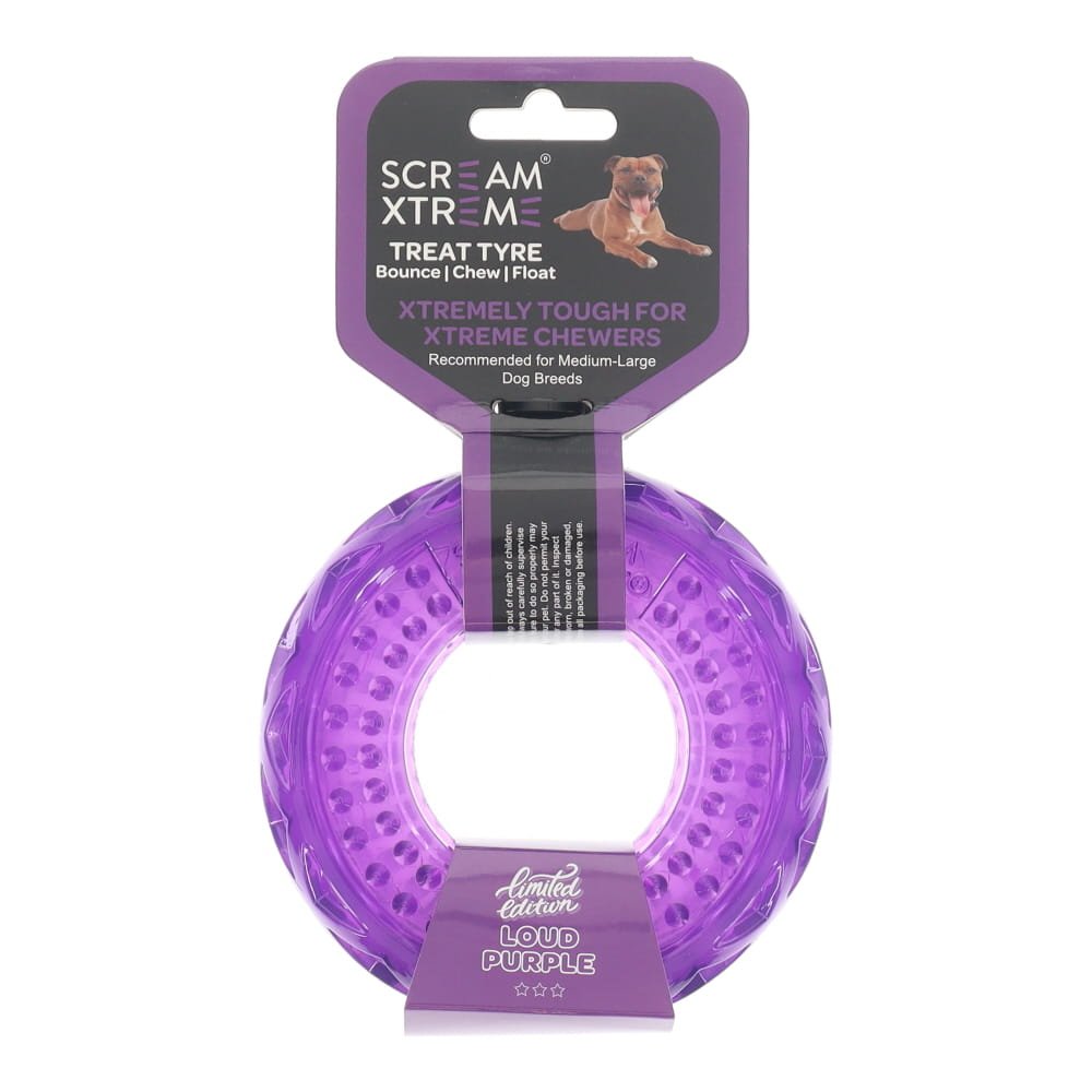 SCREAM XTREME TREAT TYRE PURPLE - MED/LGE 13x4.5CM