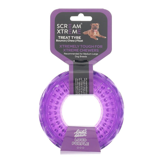 SCREAM XTREME TREAT TYRE PURPLE - MED/LGE 13x4.5CM