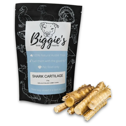 BIGGIE'S RAW PANTRY GUMMY SHARK CARTILAGE 125G