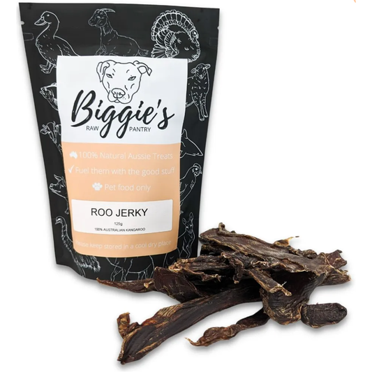 BIGGIE'S RAW PANTRY ROO JERKY 125G