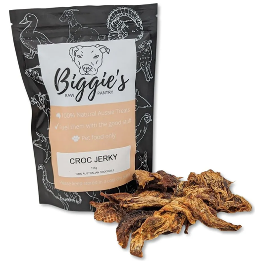 BIGGIE'S RAW PANTRY CROCODILE JERKY 125G
