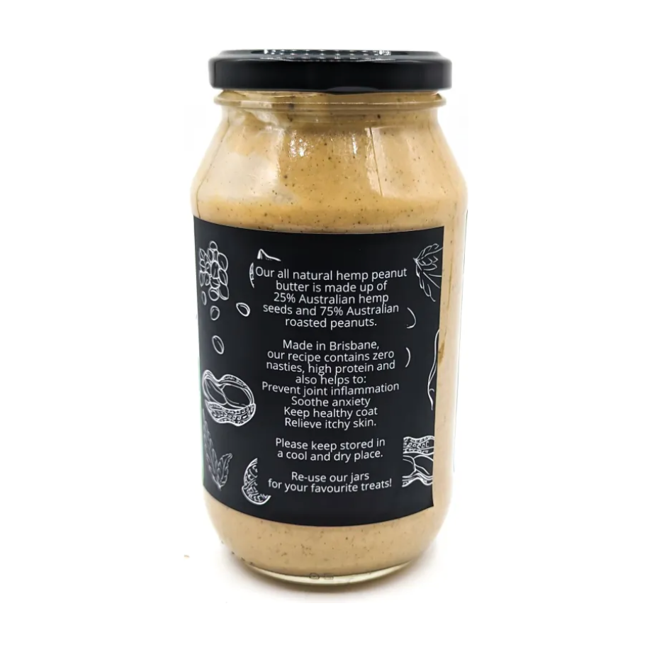 BIGGIE'S RAW PANTRY HEMP PEANUT BUTTER 500G