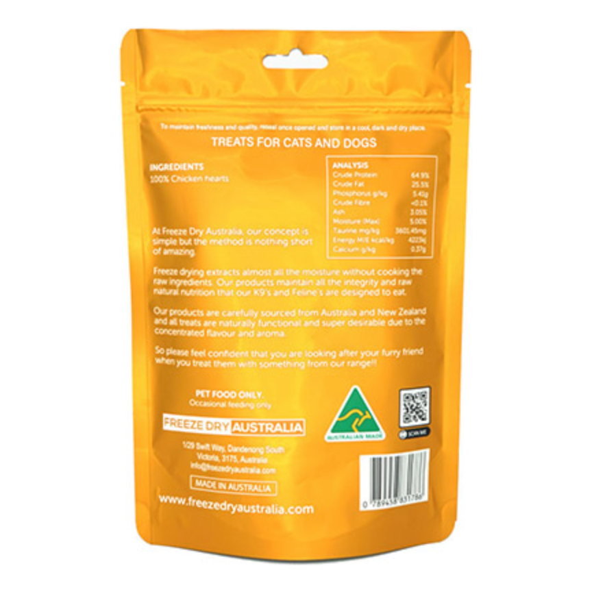 FREEZE DRIED CHICKEN HEARTS