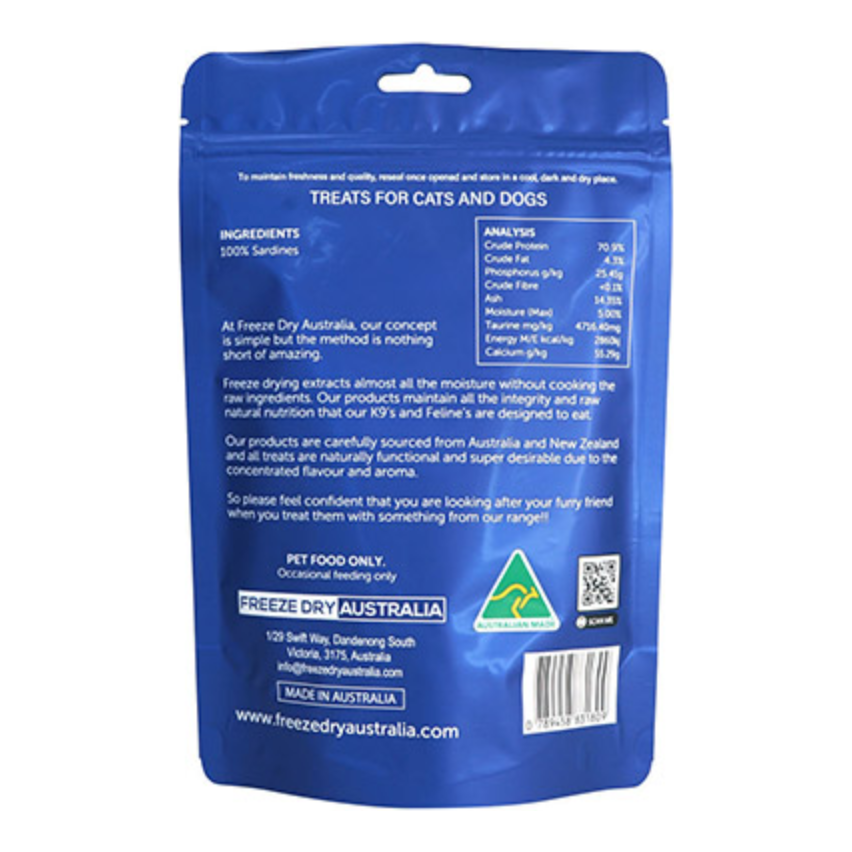 FREEZE DRIED SARDINES