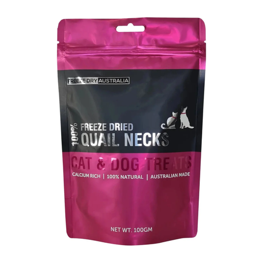 FREEZE DRIED QUAIL NECKS