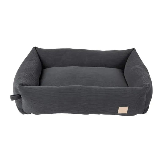 FUZZYARD LIFE SMALL CORDUROY BED - SLATE GREY