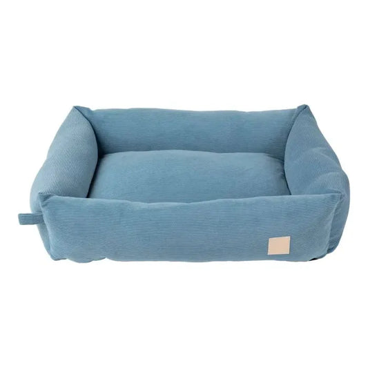 FUZZYARD LIFE SMALL CORDUROY BED - FRENCH BLUE