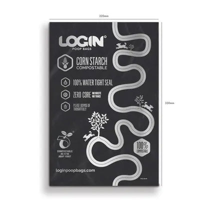 LOGIN COMPOSTABLE POOP BAGS SINGLE ROLL