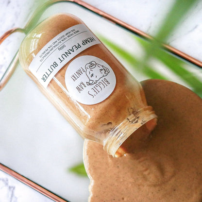 BIGGIE'S RAW PANTRY HEMP PEANUT BUTTER 500G